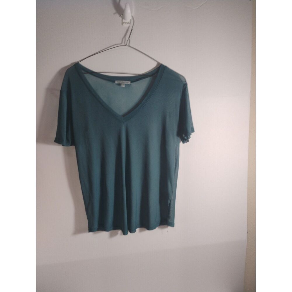 Green Sheer Charlotte Russe Crop top XS